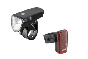 AXA GreenLine 35 Lux LED Akku-Beleuchtungsset