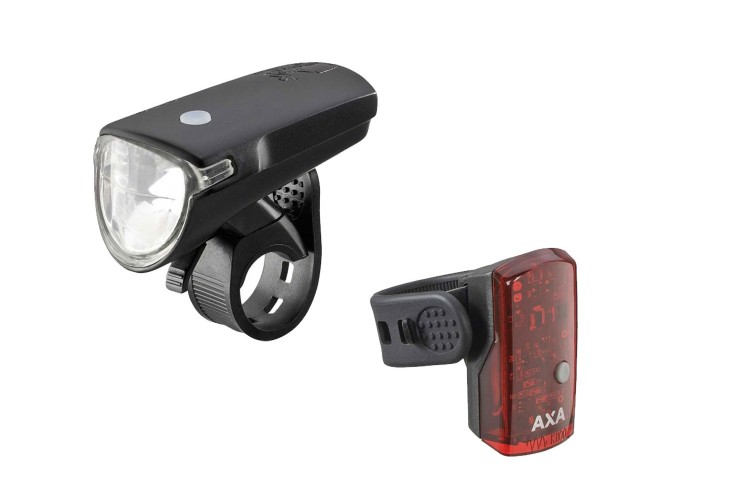 AXA GreenLine 35 Lux LED Akku-Beleuchtungsset