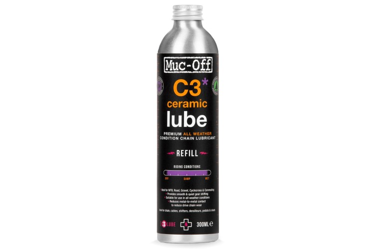 Muc-Off C3 Ceramic Lube Refill Kettenschmiermittel 300ml Nachfüllflasche