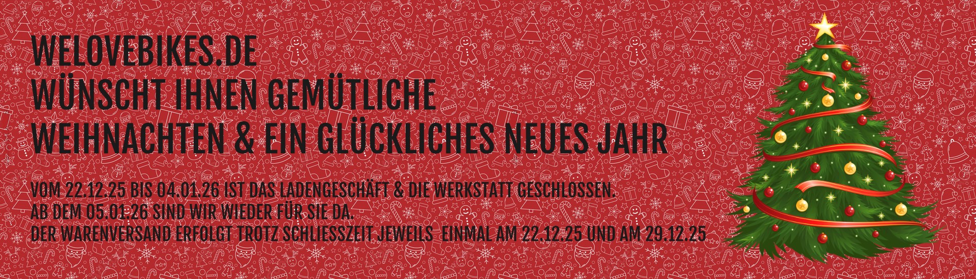 FROHE WEIHNACHTEN & GUTEN RUTSCH